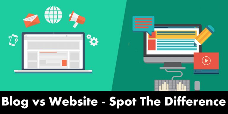 Blog vs Website-Spot the Difference