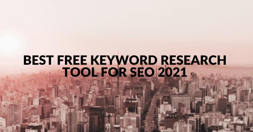 Best free keyword research tool for SEO